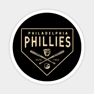 Philadelphia Phillies Home Base by Buck Tee Magnet